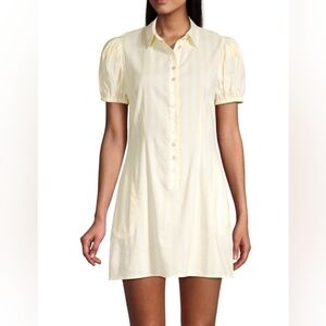 WeWoreWhat Elle Striped Mini Shirt Dress